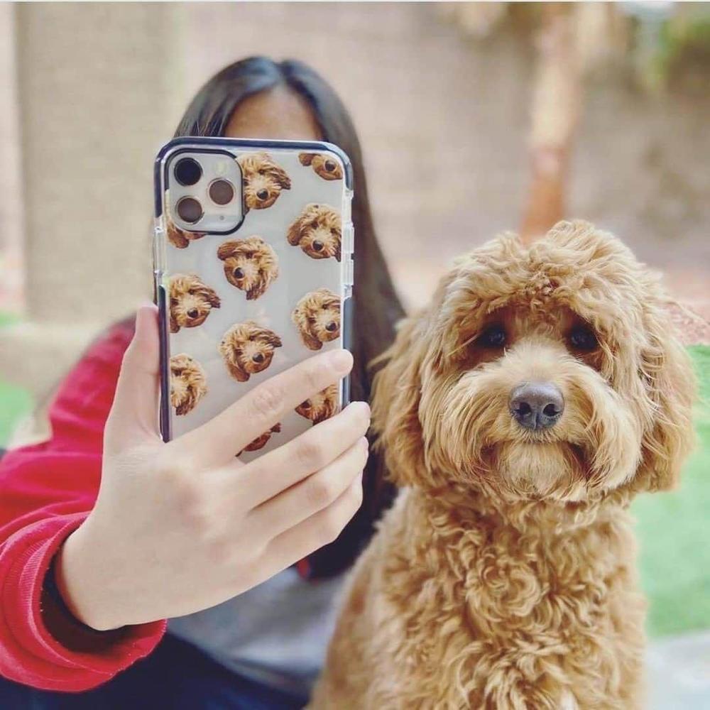 Custom Dog Phone Case Custom Pet Illustrated Phone Case Dog Iphone Case